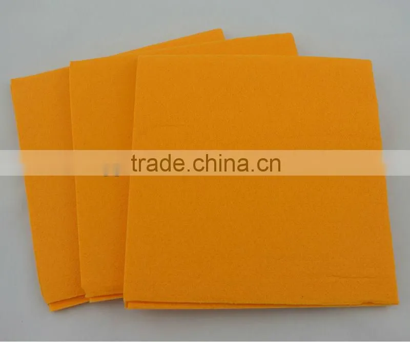 Nonwoven cloth + PU coating synthetic chamois car wash cloth