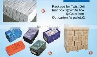 DIN338 Jobber Length left-hand cutting HSS twist drill bits