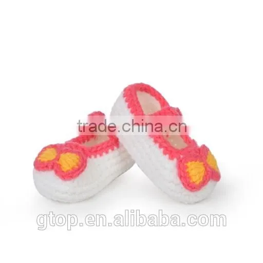 Wholesale Baby Handmade Crochet Shoes Supplier for 1-10 months old S-0032