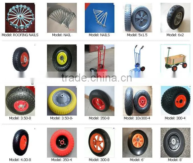new wheel barrow wheels part rim for 400-8 wheels & spoke