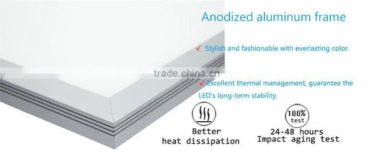 Aluminum Lamp Body Material 12W 18W 24W 36W led panel light 600x600 size