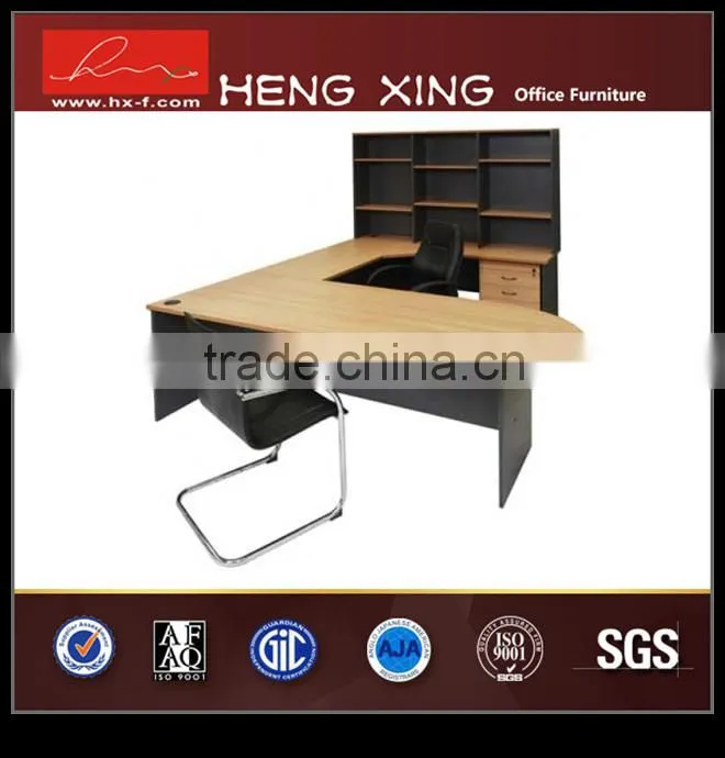 cheap bookcase with desk/bookcase with study table N00035