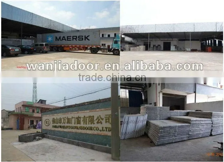 cheap price double glaze good quality aluminum tilt and turn side hung window Foshan wanjia factory price