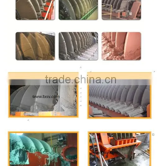 High efficiency gold concentrate dewatering - Ceramic vacuum filter