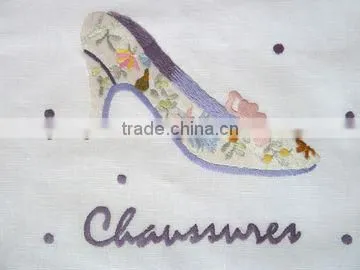 hand embroidery shoe bag