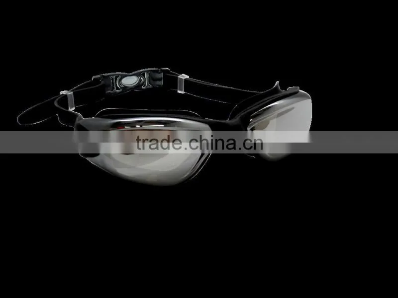 One piece silicone swimming goggles China supplier