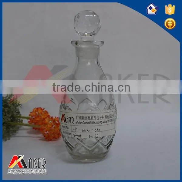 600ml Frosted And Buckle Glass Bottle Alcoholic Wine Glass Bottle