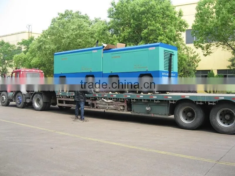 3-50 m3/min capacity 0.8-1.3Mpa working pressure portable screw air compressor