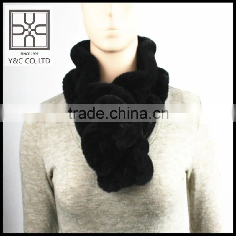 High-end Lady Elastic Fake Fur Scarf