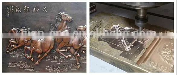 cnc router metal cutting machine for aluminum/copper/iron
