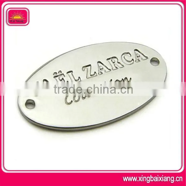 metal label for clothing,custom metal clothing labels,jeans metal label