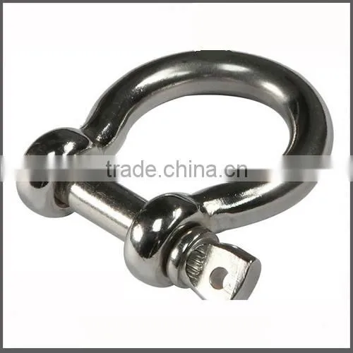 Stainless Steel High Polishing Mini Screw Pin Bow Shackle