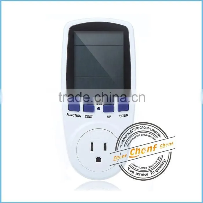 2014 Newest Digital Electricity Power Meter With Factor with 120V 15A US Plug