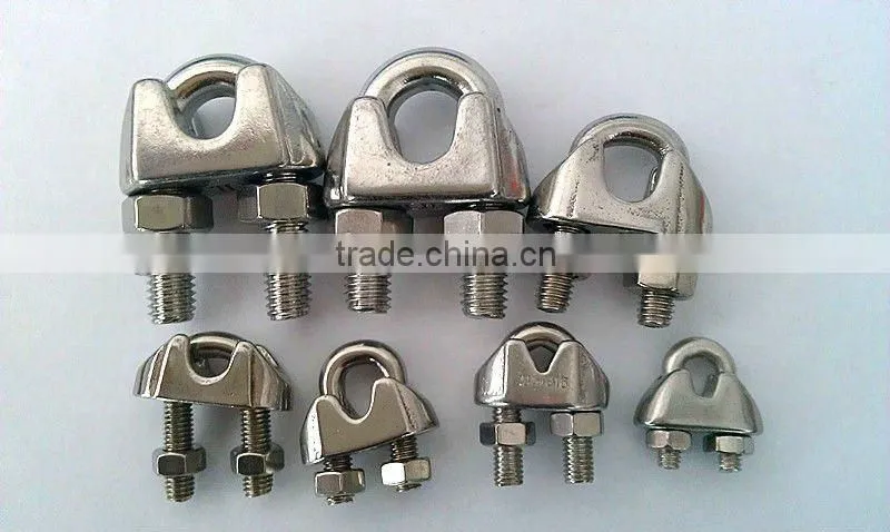 stainless steel wire rope clip