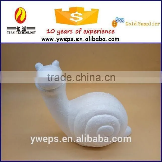 High quality styrofoam foam snail animal model/3D animal model for sale