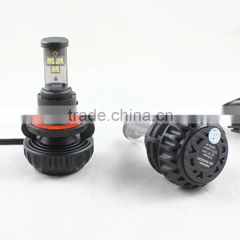 H7 H8 H11 H16 HB3 9005 HB4 9006 PSX24W PSX26W P13W CAR LED Headlight C REE 60W 6000LM 6000k 6500k Diamond White 3S PLUG PLAY