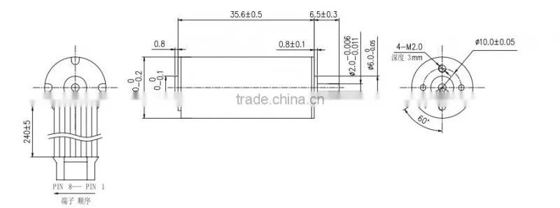 Micro 16mm electric motor brushless dc motor
