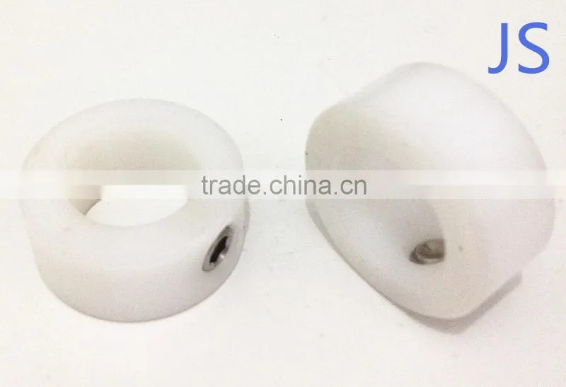 Metric or inch plastic shaft collar, Metric or inch plastic set screw shaft collar