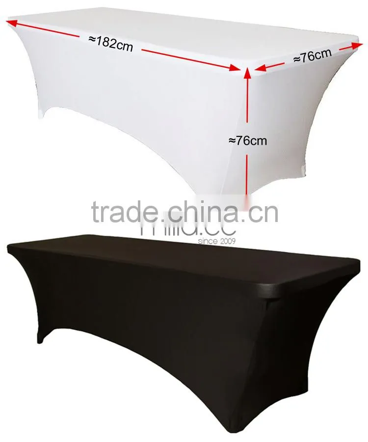 Wholesale China factory white spandex buffet table cover