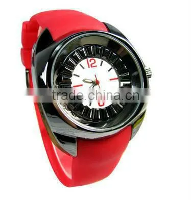 china custom rubber watches gift set