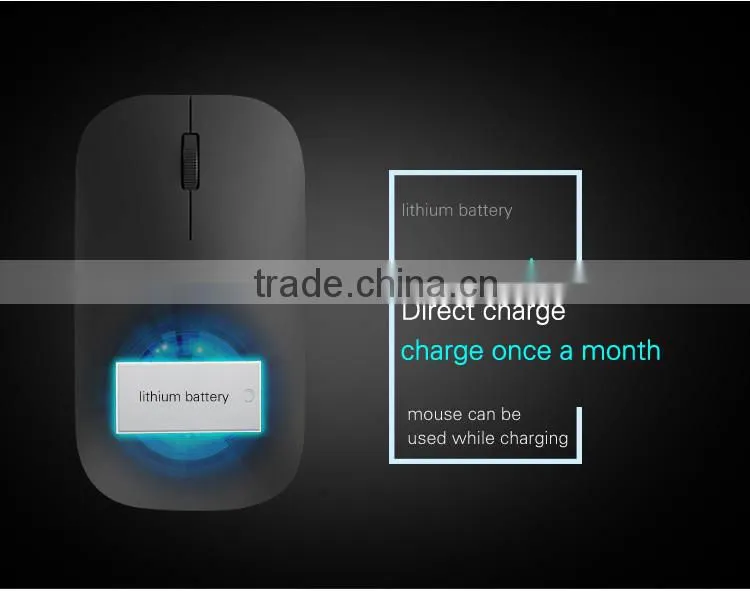 New arrival ultra slim rechargeable bluetooth mouse
