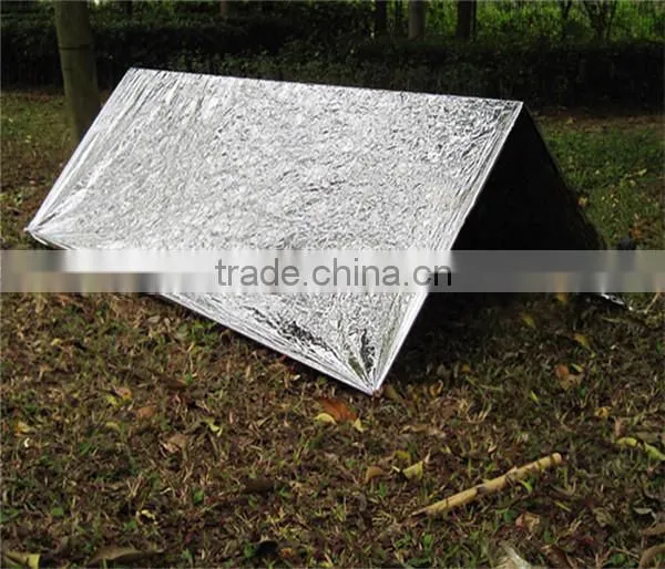 PET Aluminium Coating Emergency Shelter Tent Survival Rescue Tent
