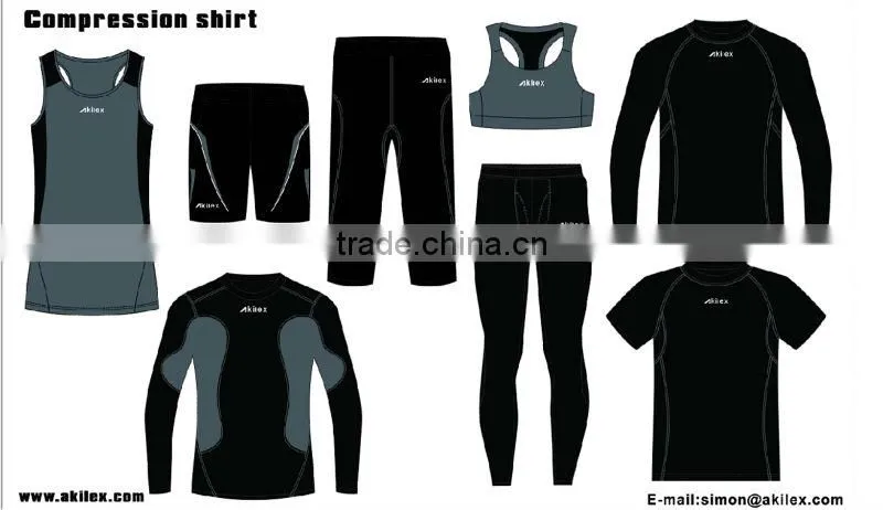 2014 high quality running wear compression wear