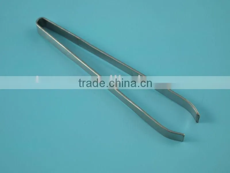 Flat tip sand finished heated tweezers
