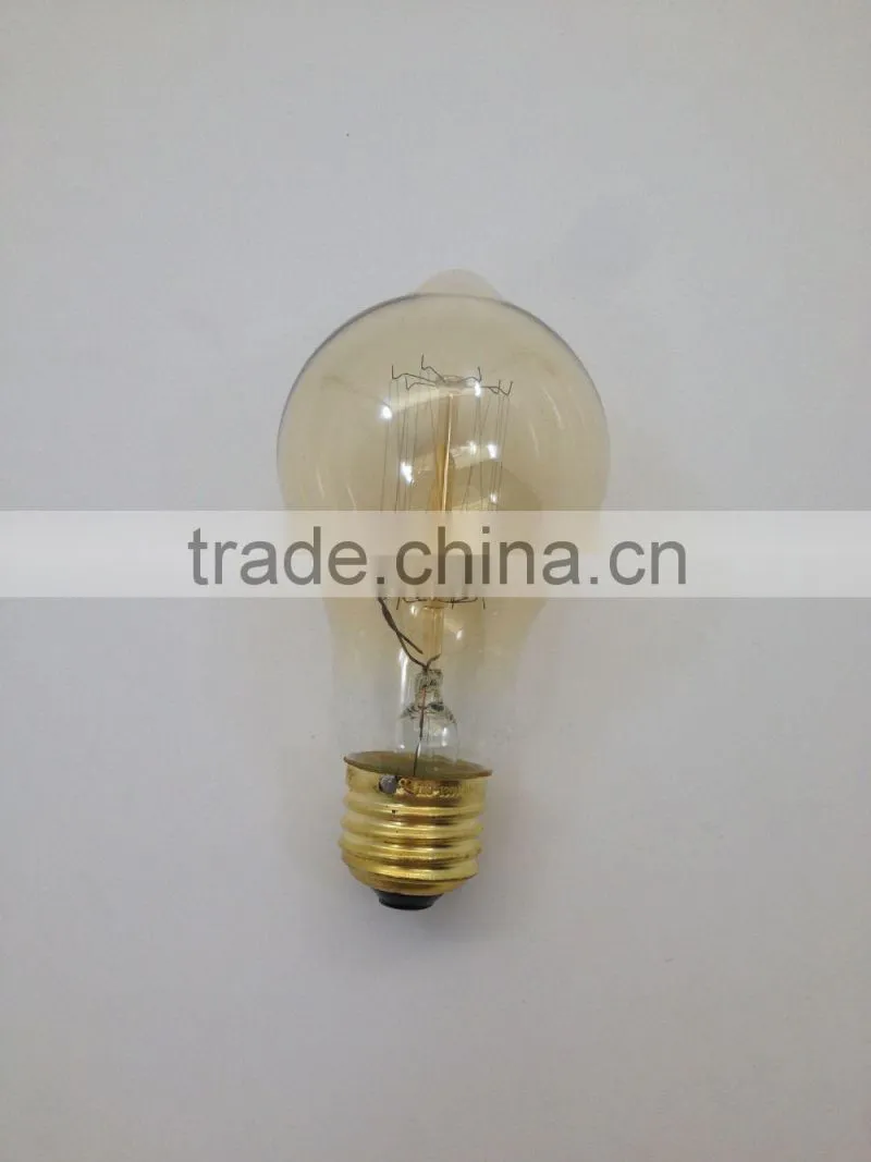 A19 110/220V 40W amber edison incandescent lamp E26/E27
