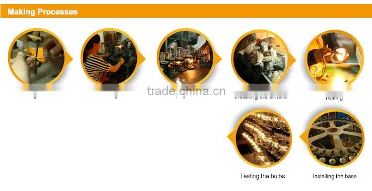 High light transmittance rate filament led candle bulb T300 6W