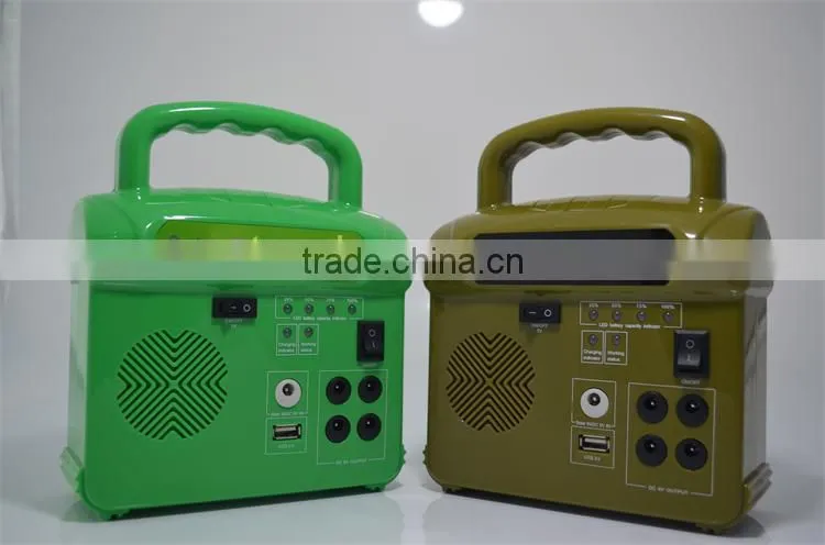Portable DC Solar System 10W solar panel system