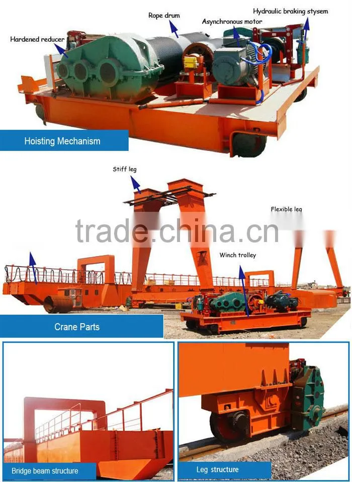 double girder gantry lifting gantry crane machine , goliath crane