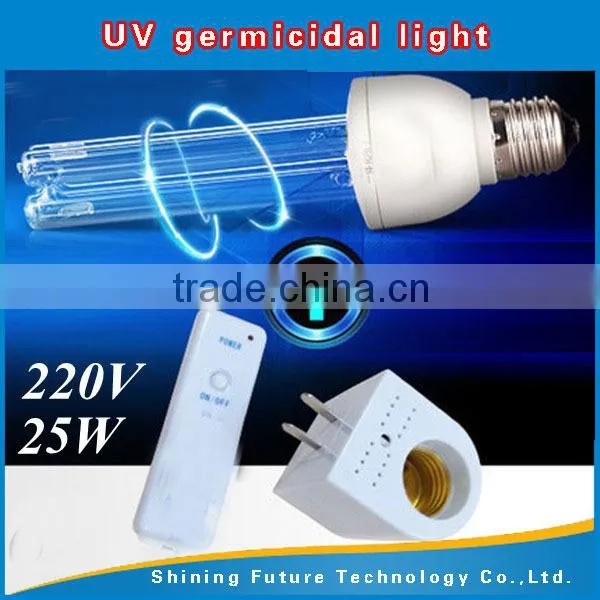 220v E27 Household disinfection Sterilize led lamp light sterilization UV C band UV LAMP 15W
