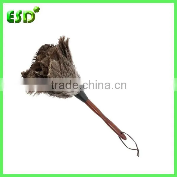 ESD Wooden Handle Ostrich Feather Duster,Anti-Static Duster