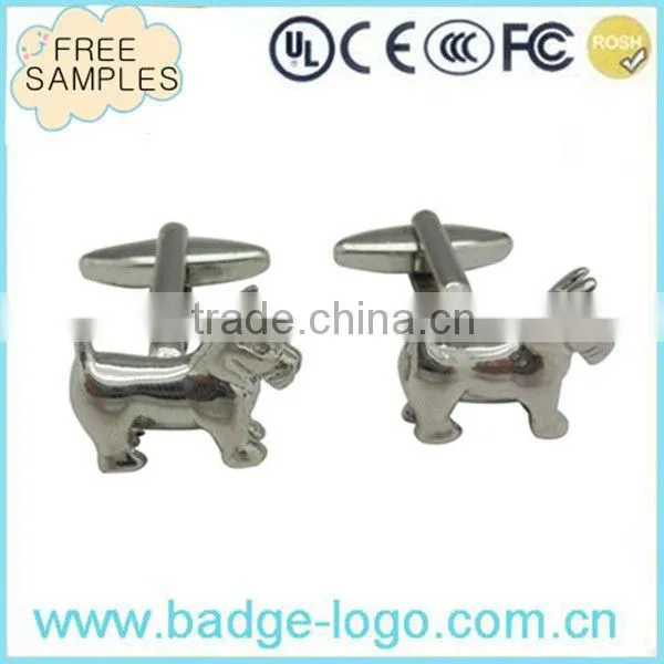 Custom Music Symbol Silver Cuff Link