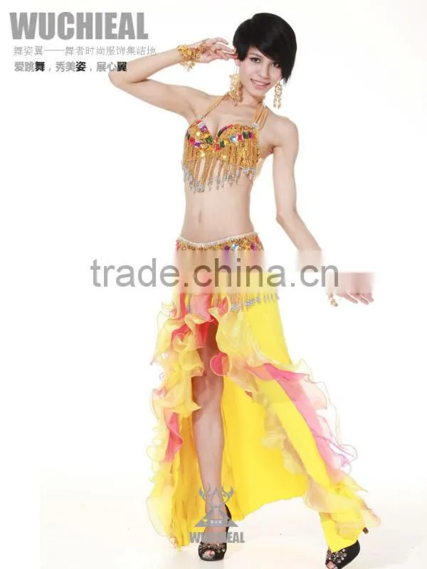Wholesale Belly Dance Costumes, Hot Sexy High Quality Skirt,Belly Dancing Performance Skirt QC2005