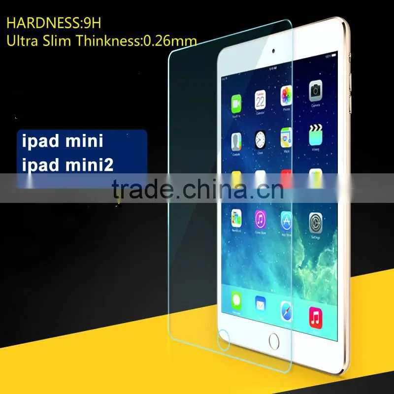 Best quality,For Ipad mini,9H,2.5D,Premium Tempered glass screen protector for Ipad mini