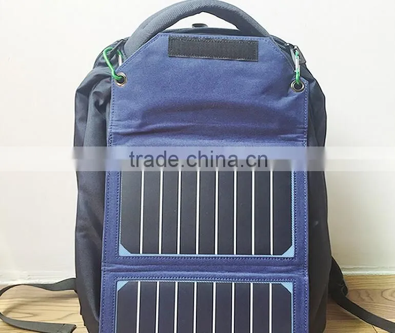 Made in china e mobile phone accessory waterproof solar powerbank solar panel 8000mah for USA market with indicator