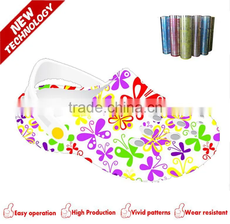 3D colorful print film for shoes accessories