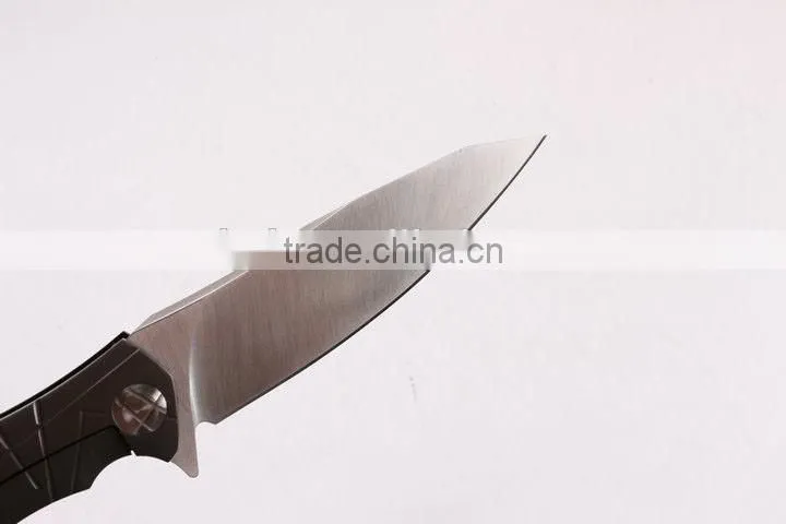 OEM outdoor G10 handle pocket knife with sanding surface