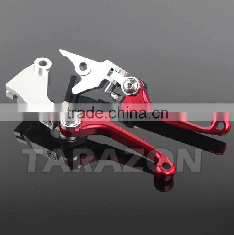 motorcross CNC adjustable folding brake and clutch levers for CRF450 parts