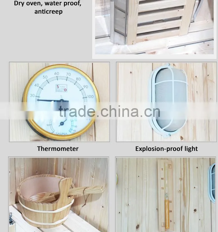 Fico 2016 new!FC-SN02,far-infrared sauna steam house