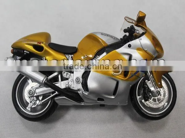 Suzuki gsxr1000 yellow Motorcycle model for home decoration