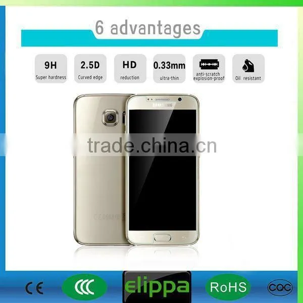 Hot new products for 2015 mobile phone accessories glass screen protector for Samsung x3