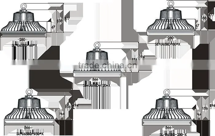 240W Outdoor Light UFO High Bay Light