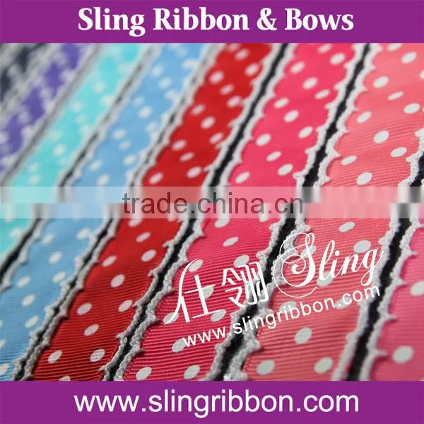 Wholesale 7/8" 10 yards per roll Mix Color Zebra Printed Ribbon