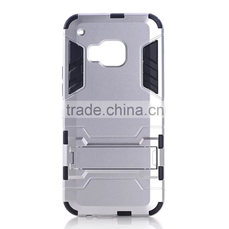 for HTC one M9 kickstand armor case