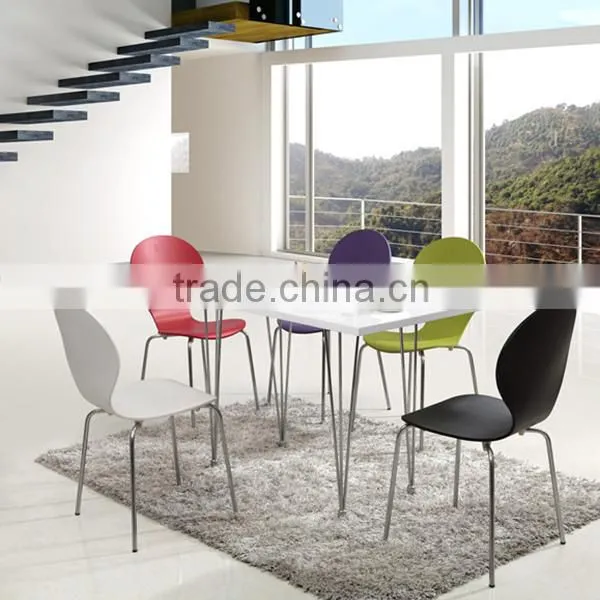 2015 New Premium Modern curved plywood chair, chair seat plywood, plywood chair seat