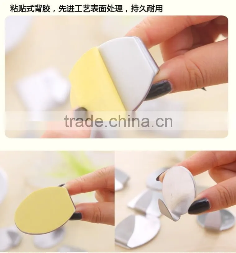 fashional stainless steel adhesive picture rail hooks and steel sticker hook