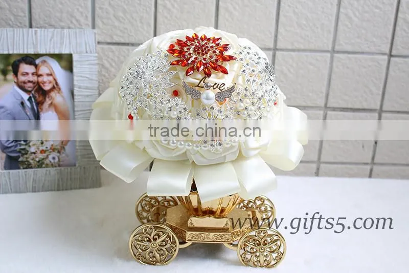 Handmade Large Bridal Wedding Brooch Bouquet